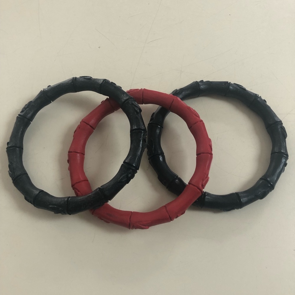 Slip on bamboo bracelets